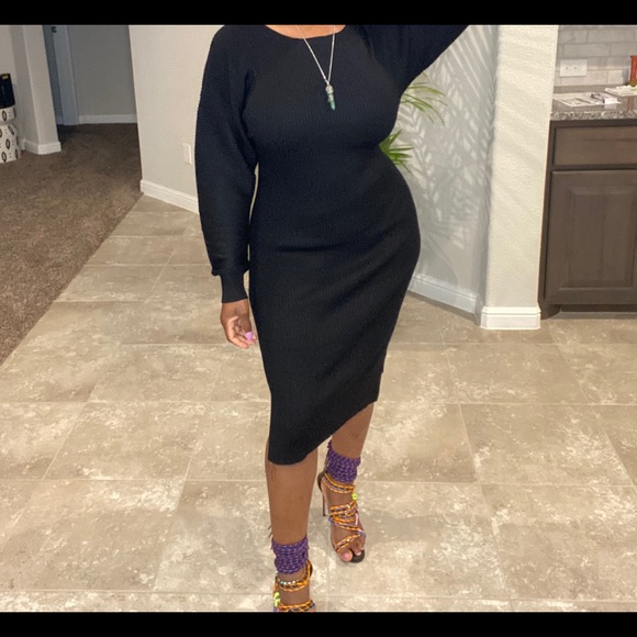 Goddess Swag Cozy sexy sweater dress - Picture 2 of 3